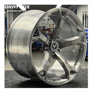 Cerchi in Lega Forgiati GRAYFOX Spazzolati 5x120 5x114.3 da 17, 18, 19 Pollici per Auto Passeggeri, Compatibili con Nissan 350z Nismo V1, Infiniti Q50 - Product Image 2