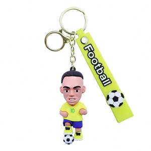 Llavero de Jugador de Fútbol 3D, Figuras de Acción de Fútbol de Dibujos Animados, Colgante para Bolsa, Accesorios, Regalo para la Copa Mundial de Fútbol - Product Image 5