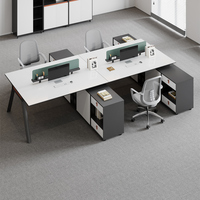 Bureau de travail moderne en bois de qualité supérieure avec huche et étagère – Conception modulaire convertible extensible
