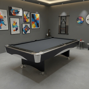 Table de <span class=keywords><strong>billard</strong></span> professionnelle standard 2026 Mesa De Pool avec retour de billes 9FT, vente en gros, fourniture d'usine, table de <span class=keywords><strong>billard</strong></span> en ardoise utilisée en club - Product Image 1