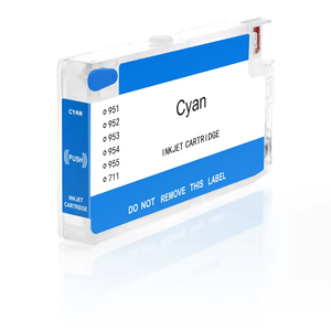 Cartucho de Tinta Recargable Compatible con <span class=keywords><strong>HP</strong></span> <span class=keywords><strong>Designjet</strong></span> T120 <span class=keywords><strong>T125</strong></span> T130 T520 T525 T530, 711XL Multicolor, para Impresión Digital - Product Image 2