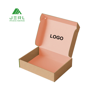 cardboard mini brown kraft paper rigid 2 piece postal box