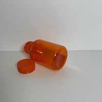Bouteille en plastique PP PET pour médicaments de 150 ml, 180 ml, 300 ml, avec bouchon à vis, impression sérigraphique pour l'emballage de pilules et de capsules, logo personnalisé