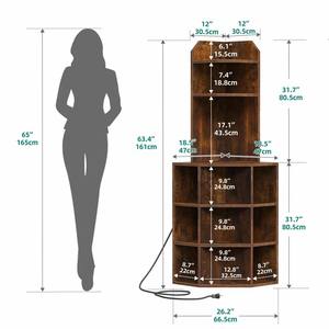 Nordic Mount Aufbewahrung modernes Bücherregal Kinder Bücherregal Lesereih Portable Trennwand Kinderzimmer Schreibtisch Büro Eiche-Buchregal - Product Image 5