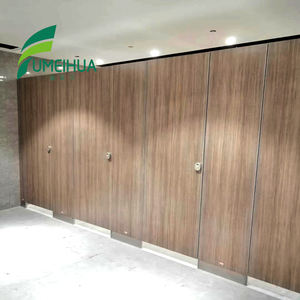 FumeiHua HPL Compact Phénolique Conseil Étanche <span class=keywords><strong>Douche</strong></span> Toilette Cloison Cabines En Acier Inoxydable <span class=keywords><strong>Accessoires</strong></span> Décoratif Meubles Utilisation - Product Image 4