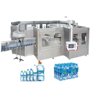 Plastic Bottle Beverage Soft Drink Fill Mineral Pure Water Aqua Juice Liquid Filling Automatic Bottling Machine