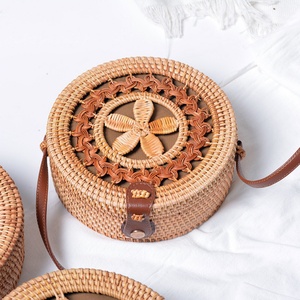 Summer Beach <b>Bag</b> <b>Straw</b> <b>Bag</b> Handmade Women Handbag Crossbody Single Hollow Out Shoulder Rattan Fashion Trend Shoulder <b>Bag</b> - Product Image 5