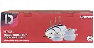 Set di 18 Pezzi per Cucina Sicura: Pentola per Latte 16cm, Pentole per Zuppa 24/28cm, Teglia per Pizza, Coperchi Piatti <span class=keywords><strong>TE</strong></span>, Utensili e Protezioni per Pentole - Product Image 6