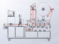 Machine d'emballage de cure-dents enveloppée de film de papier laminé à grande vitesse avec fonction de positionnement