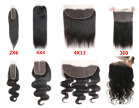 Extensions de cheveux vierges de qualité supérieure, prix de gros, échantillon gratuit, avec closure