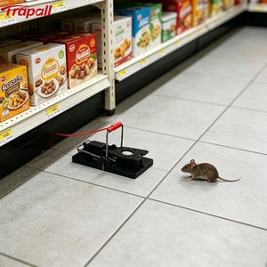 Piège à souris réutilisable à déclenchement rapide et mécanisme à ressort pour le contrôle des rongeurs en entrepôt intérieur - Product Image 1