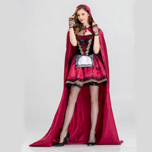 Costume de cosplay de Cendrillon - Ensemble de cape ornée de dentelle - Tenue de fête sur le thème des <span class=keywords><strong>contes</strong></span> de fées pour Halloween - Product Image 5