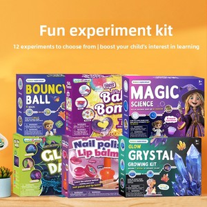 Kit d'expériences scientifiques éducatif, jouet DIY, matériel pour la création de slime volcanique, jouets STEM en carton sur le thème de la <span class=keywords><strong>physique</strong></span>, magie pour étudiants - Product Image 2