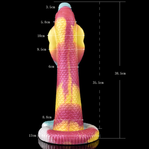 Gode en forme <span class=keywords><strong>de</strong></span> <span class=keywords><strong>serpent</strong></span> Gode monstre énorme Gode dragon flexible Gode pénis super réaliste pour hommes femmes - Product Image 3