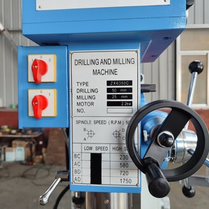 Direct Factory OEM ZX6350C Medium Duty Drilling Milling Machine ZX6350CHorizontal Vertical Metal Manual <b>Mills</b> with Certificate - Product Image 5
