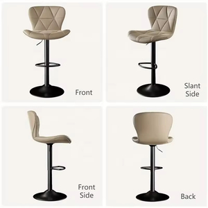 <span class=keywords><strong>Tabouret</strong></span> <span class=keywords><strong>de</strong></span> bar noir avec dossier, vente directe d'usine, chaises <span class=keywords><strong>de</strong></span> bar pivotantes pour hall d'hôtel, <span class=keywords><strong>tabouret</strong></span> haut à dossier haut en gros - Product Image 3