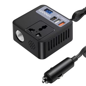 12V 100W Power Inverter Ladegerät USB PD Auto ladegerät mit Typ C Anschluss <span class=keywords><strong>2</strong></span> X USB-Anschlüsse DC 220 Volt Konverter Ladegeräte Adapter - Product Image 1