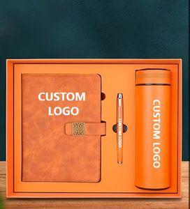 Venta al por mayor promocional logotipo personalizado cuaderno y termo taza Kit <span class=keywords><strong>de</strong></span> regalo personalizado corporativo Regalo <span class=keywords><strong>De</strong></span> Negocios Conjuntos - Product Image 1