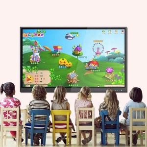 Pizarra Interactiva Táctil Todo en Uno, <span class=keywords><strong>Pantalla</strong></span> Plana Inteligente 4K de 110 <span class=keywords><strong>Pulgadas</strong></span> para Conferencias y Educación en el Aula - Product Image 5