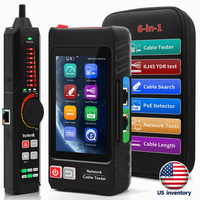 Testeur de câble réseau Rsrteng LT-600 Series, testeur de câble Ethernet UTP, traceur de câble, écran tactile IPS 4 pouces, POE RJ45 TDR, expédition US