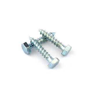 M6 Yuyao Din571 300mm Acero Inoxidable Ss Coach Din571. Tornillos <span class=keywords><strong>de</strong></span> Acero Inoxidable con Cabeza Hexagonal <span class=keywords><strong>de</strong></span> 1/4, Recubiertos, <span class=keywords><strong>de</strong></span> 1/2\" x 12\", y Tornillos Lag <span class=keywords><strong>de</strong></span> 3/<span class=keywords><strong>8</strong></span>\" x 3\" - Product Image 1