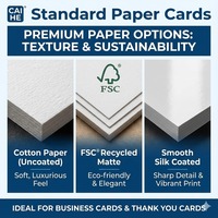 Tarjetas de Visita Personalizadas de PVC Ecológicas e Impermeables, con Estampado en Caliente con Lámina Dorada, Impresión Digital, Cartón Grueso Esmerilado