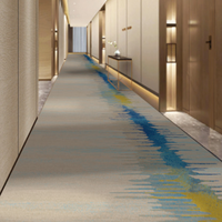 Moquette murale en nylon imprimé pour hôtel, résistante aux taches, pour salle de banquet, moquette moderne de luxe pour escalier