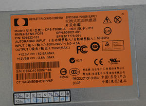 750W fuente de alimentación PSU para <span class=keywords><strong>HP</strong></span> Proliant DL360 <span class=keywords><strong>DL380</strong></span> G6 G7 <span class=keywords><strong>G8</strong></span> servidor 511778-001 506822-101 DPS-750RB un - Product Image 3