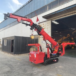 कारखाने प्रत्यक्ष बिक्री उच्च प्रदर्शन फोल्डेबल बहु-उद्देश्य इनडोर आउटडोर क्रॉलर निर्माण मकड़ी क्रेन 3 टन 10 मीटर उठाने - Product Image 4