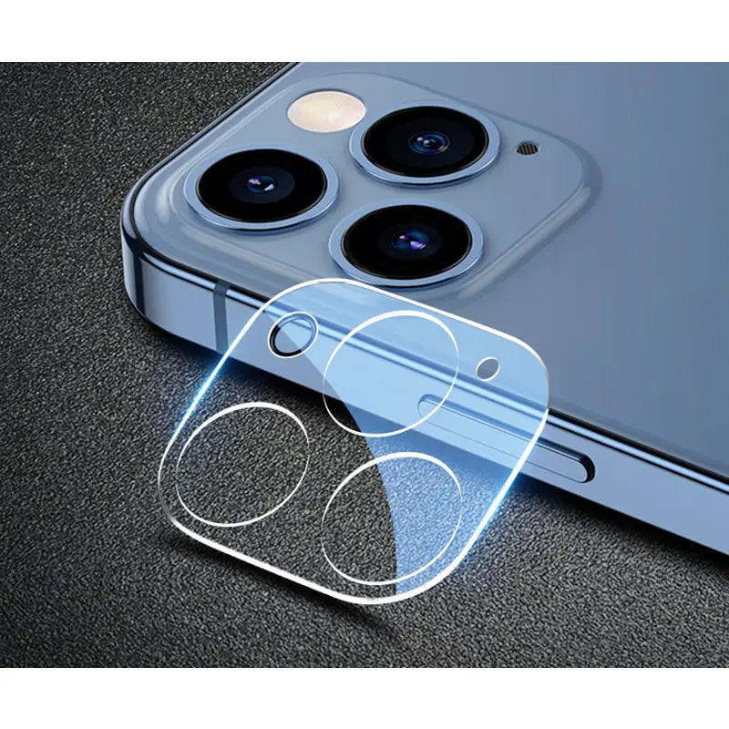 새로운 뜨거운 전화 액세서리 높은 명확한 강화 유리 보호기 필름 아이폰 13 14 프로 최대 후면 카메라 렌즈 호일