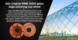 Roue de polissage de bord de verre d'origine italienne RBM 10s40 meule de polissage d'origine 100% Italie RBM roue de polissage d'origine vente chaude - Product Image 6