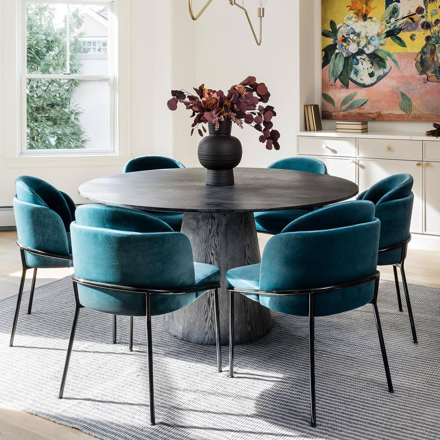 Sedie da Pranzo Moderne ed Economiche Imbottite Arredamento per Interni  Struttura in Metallo Sedia da Pranzo in Velluto Crema