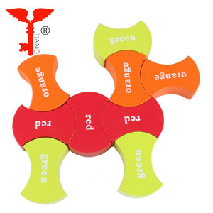 Toys for children New 2019 funny wooden stacking blocks children educational toy Montessori Rainbow - Product Image 3