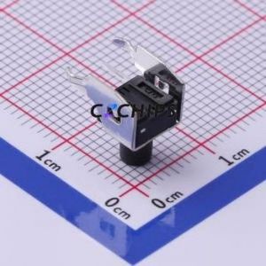 TS-1038-A9B3-D2 Tactile Switch Through hole,6x6mm Switch Single Pole Single Throw Round Button 2.5N Right Angle Insert - Product Image 2