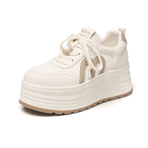 Chaussures Femme Printemps 2026 Nouveautés Mocassins Décontractés à Semelle Épaisse et Talon Rehaussé Chaussures Femme Tendance - Product Image 4