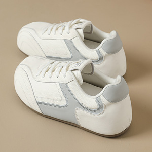Invisible Heightening White <b>Sneakers</b> - 2026 Spring New Design - Versatile Big-Toe Shoes - Original Round-Topped Walking Shoes - Product Image 5