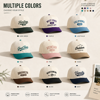 Gorras de Béisbol 100% Algodón, Gorras Deportivas Personalizadas para Papá, Gorras con Logotipo Bordado para Hombre