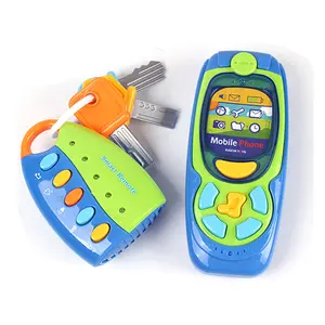 Custom Plastic Lock and Key Smart Phone Toy Musical Baby Mobile for Kids