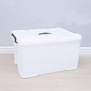 Пластиковый контейнер для хранения игрушек из полипропилена, большой вместимости, органайзер для детских игрушек, прозрачный ящик для хранения с крышкой - Product Image 3