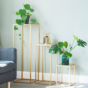Succulent Potted Plant Display Dtand Floor-Standing Geometric Combination Flower Pot Stand - Product Image 4
