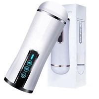 Automatischer 10-Zoll-Vibrations- und Stimm-Männer-Masturbator Sexspielzeug für Erwachsene wiederaufladbare Vagina echte Muschi erotische künstliche Vagina