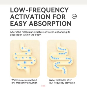 Generatore di Acqua Ricca di Idrogeno a Doppia Modalità H2, 2000ppb 4000ppb, Attivazione a Bassa Frequenza - Product Image 5