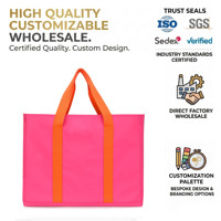 Sac fourre-tout en PVC écologique avec fermeture éclair, design personnalisé, durable, imperméable, pour les marques de vêtements haut de gamme, BSCI OEM ODM