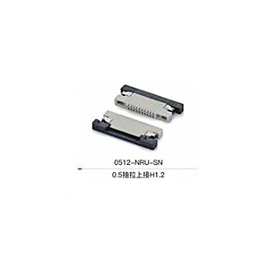 マルチピッチおよびピンカスタマイズ長さ対応フレキシブルフラットケーブル（FFC/FPC）コネクタ、金属ハウジングおよび錫メッキ銅接点付き - Product Image 3