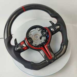 Volante de fibra de carbono premium de envío rápido para <span class=keywords><strong>BMW</strong></span> M2 M3 M4 M5 X5 <span class=keywords><strong>X6</strong></span> F30 F10 F20 E46, piezas de reacondicionamiento - Product Image 4