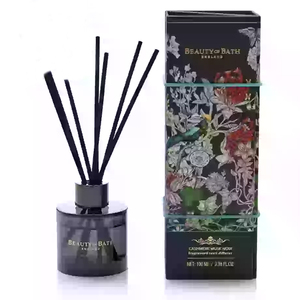 アロマセラピーギフトセット用の豪華な家の装飾の香り天然エッセンシャルオイルガラスボトルリードディフューザー - Product Image 5