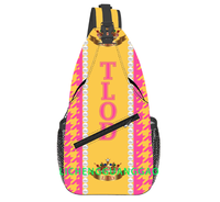 Sac à dos de poitrine Sorority NCNW, sac à dos de sport, sac de voyage, sac à bandoulière personnalisé, cadeau de fraternité, mode décontractée pour hommes et femmes