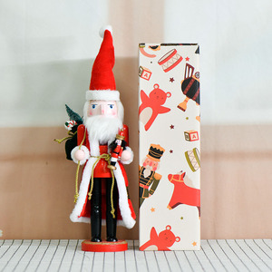 Figurine de Père Noël artisanale de Noël, design Père Noël, pour collection - Product Image 1