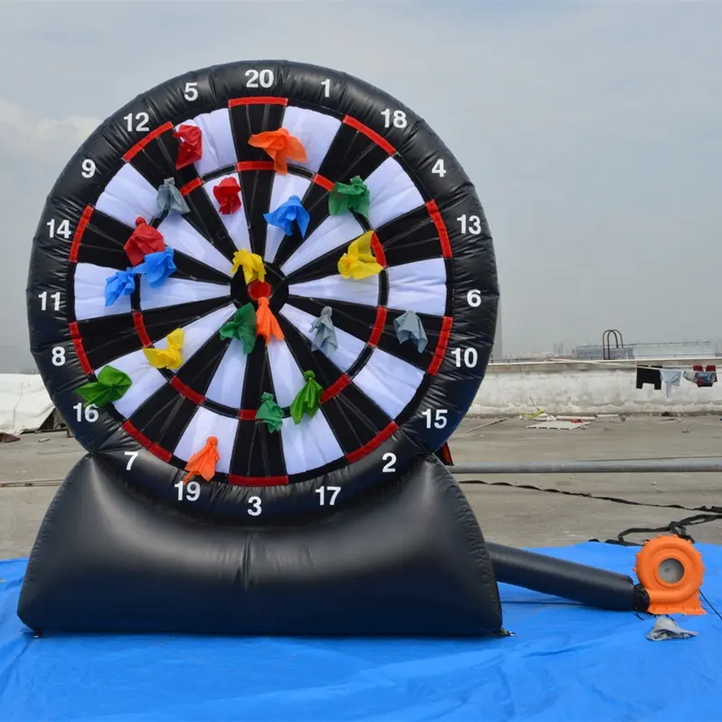 Inflatable Dart Dewan Permainan Harga Murah untuk Dijual 0.55 Mm PVC Inflatable Olahraga Permainan
