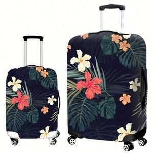Wholesale Custom Design Durable Travel Luggage Protective Flower Elastic Spandex Cartoons Suitcase <b>Cover</b> - Product Image 3